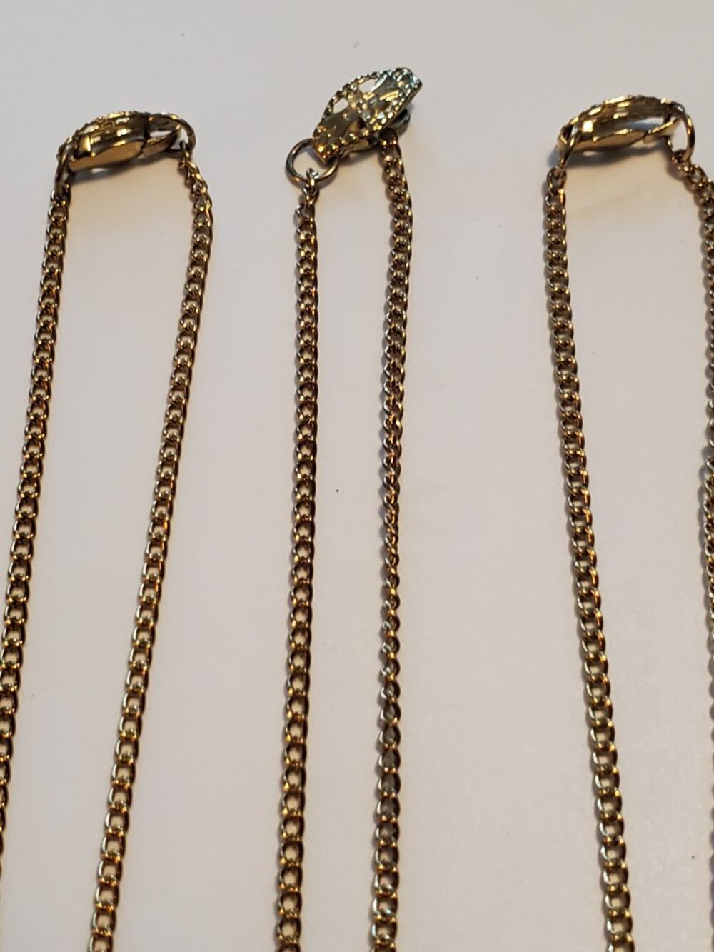 6 Necklaces, items # A 1870-1875, . wt. 19 grams. - Picture 6 of 11